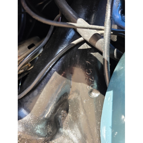 313 - 1957 Triumph T100, 498cc. Registration number YWE 884. Frame number 02539. Engine number T100 02539.... 