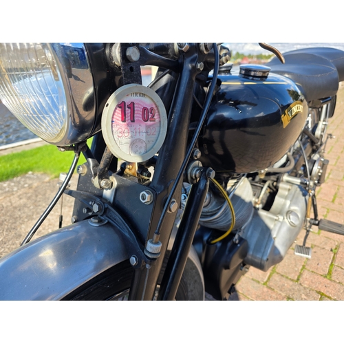314 - 1951 Vincent Comet, Series C, 498cc. Registration number GFO 851 (non transferrable). Frame number, ... 