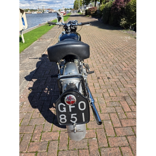 314 - 1951 Vincent Comet, Series C, 498cc. Registration number GFO 851 (non transferrable). Frame number, ... 