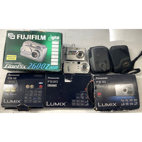 24 - 6 digital cameras to include a Panasonic Lumix FS20, a Panasonic Lumix FS10, a Panasonic Lumix ZS15 ... 