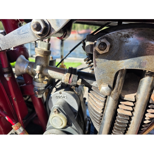 315 - 1935 Triumph 2/1, 249cc. Registration number BKX 197. Frame number SL771 (not found). Engine number ... 