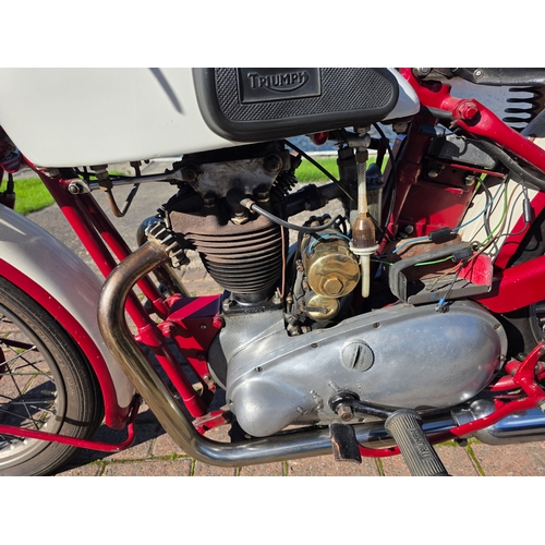 315 - 1935 Triumph 2/1, 249cc. Registration number BKX 197. Frame number SL771 (not found). Engine number ... 