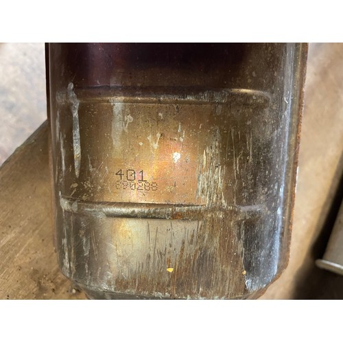 16 - A collection of car parts, predominately late classic Mini parts to include, part exhaust system inc... 