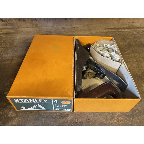 27 - Three boxes of mixed tools and related items to include, mearuring and marking tools, boxed Stanley ... 