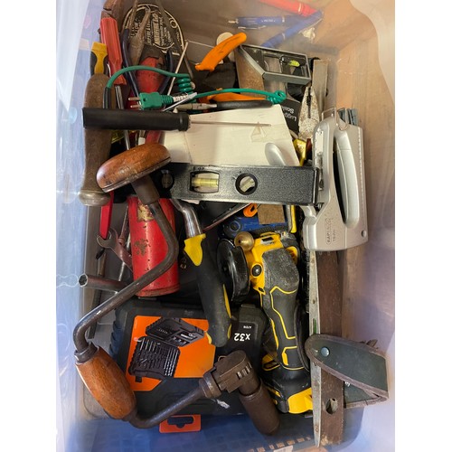 27 - Three boxes of mixed tools and related items to include, mearuring and marking tools, boxed Stanley ... 