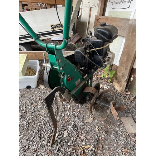 28 - A Qualcast Cultimatic B66 small petrol rotovator.
