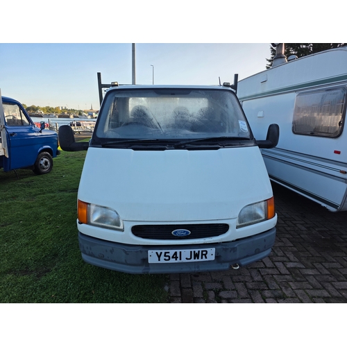 254 - 2001 Ford Transit flat bed twin axle truck, 2496cc diesel. Registration number Y541 JWR. VIN number ... 