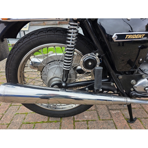 1971 Triumph T150 Trident, 750cc. Registration number WWT 183J. Frame ...