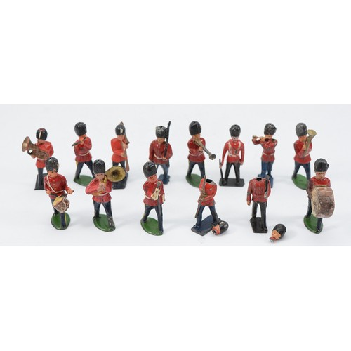 A box of railway models to include mostly 00 gauge, which consist of ...
