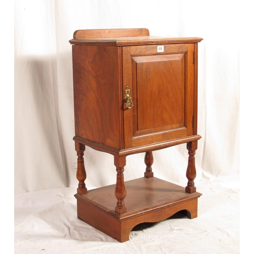 476 - FRENCH WALNUT POT CUPBOARD 43CM