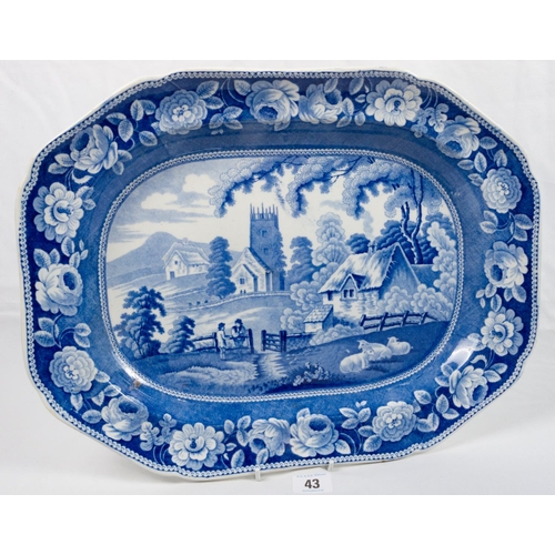 43 - B & W VICT' MEAT PLATE