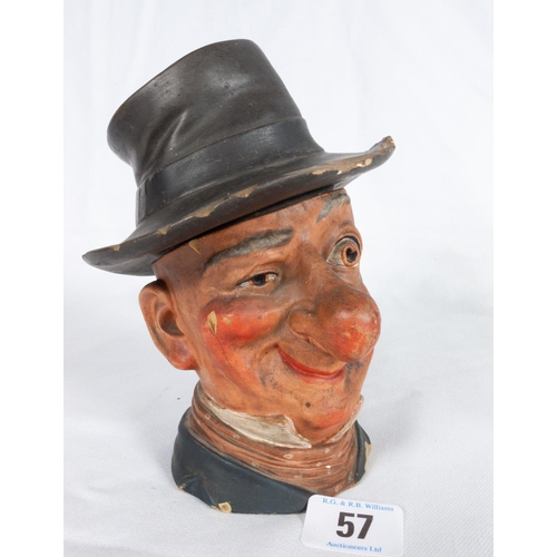 57 - ALLY SLOPER TOBACCO JAR A/F