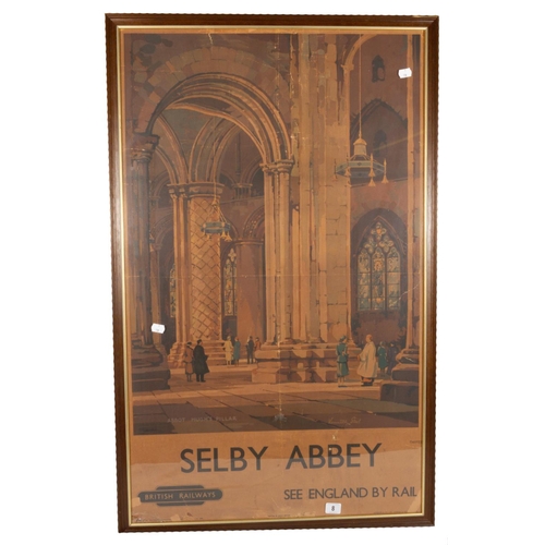 8 - FRAMED POSTER - SELBY ABBEY 