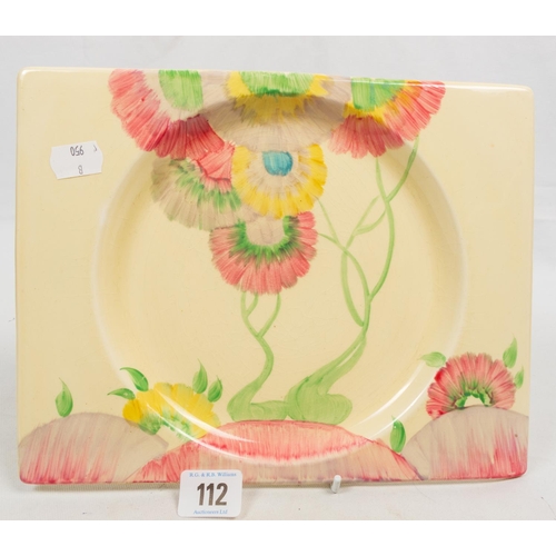 112 - CLARICE CLIFF BIARRITZ DISH