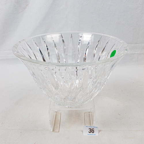 36 - WATERFORD CRYSTAL MARQUIS BOWL