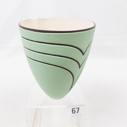 67 - PENNY FOWLER CONTEMPORARY STUDIO ART POTTERY VASE