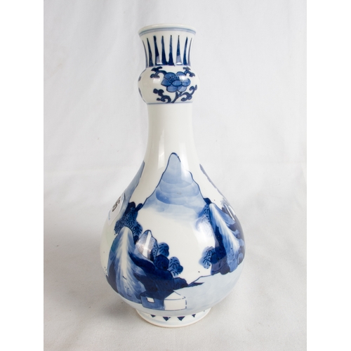 96 - KANGXI BLUE & WHITE VASE