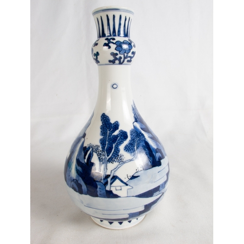 96 - KANGXI BLUE & WHITE VASE