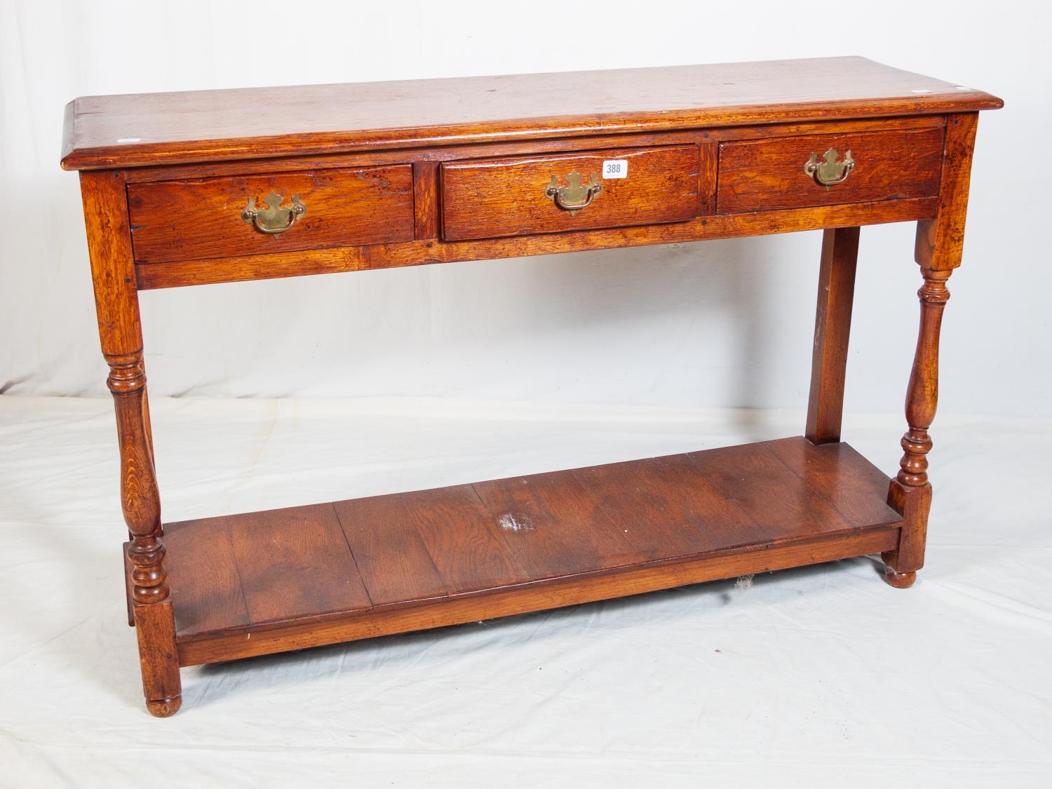 SM' REPRO' OAK POT BOARD DRESSER 120CM