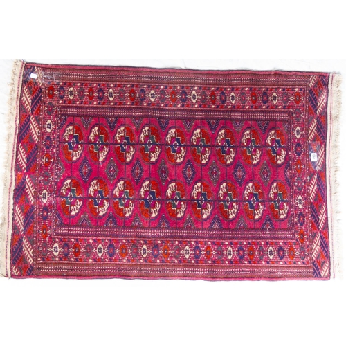 493 - SM' PERSIAN RUG 124 X 84CM