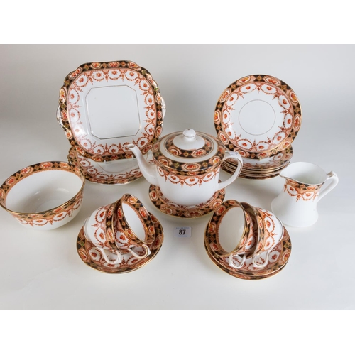 87 - EDWARDIAN PT TEASET