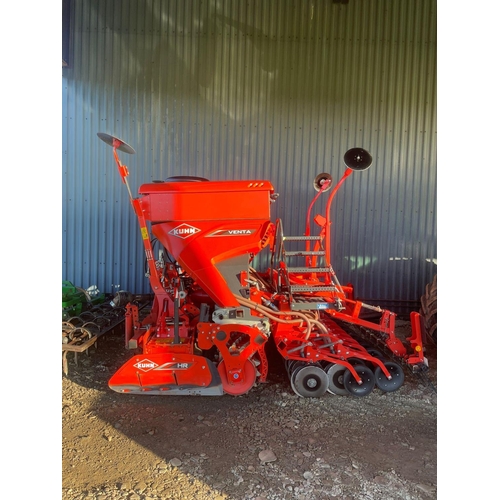 15B - KUHN VENTA 3030 COMBINATION DRILL WITH HR3030 POWER HARROW, 2019