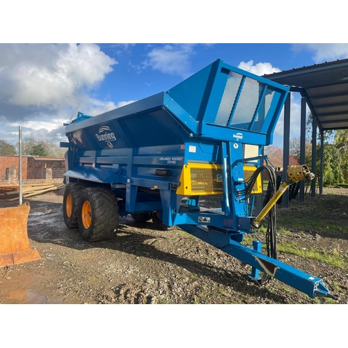 22 - BUNNING LOWLAND WIDEBOTY 230 MUCK SPREADER, 24M, 2017