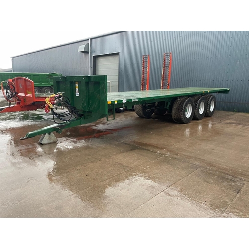 24 - BAILEY FLAT BED TRI-AXLE TRAILER, 2018