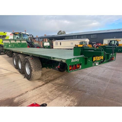 24 - BAILEY FLAT BED TRI-AXLE TRAILER, 2018