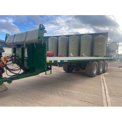 24 - BAILEY FLAT BED TRI-AXLE TRAILER, 2018