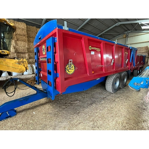 13 - MARSHALL 12 TONNE GRAIN TRAILER