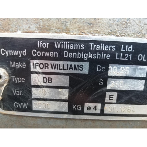 3 - IFOR WILLIAMS 16' FLAT BED TRAILER