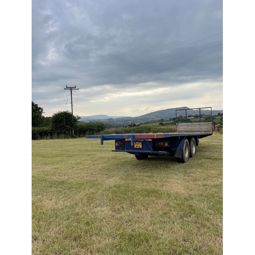 83 - 28FT BALE TRAILER WITH 4FT EXTENSION