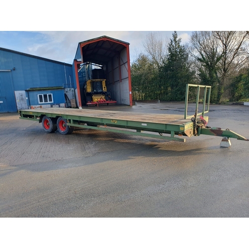 59 - HERBST 32FT BALE TRAILER