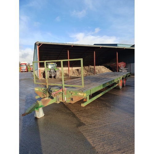 59 - HERBST 32FT BALE TRAILER