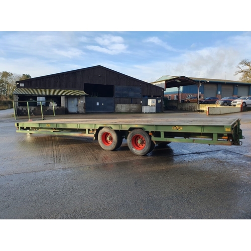 59 - HERBST 32FT BALE TRAILER