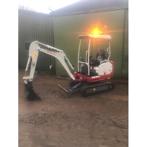 87 - TAKEUCHI TB216 MINI DIGGER