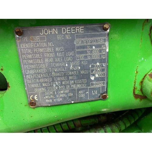 72 - JOHN DEERE 7810