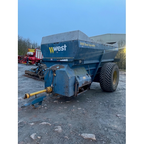 51 - WEST 3000 DUAL SIDE DISCHARGE MUCKSPREADER