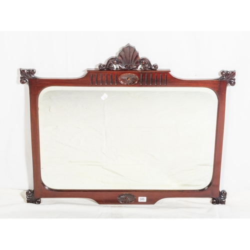 345 - EDW' MAH' FRAMED MIRROR 82CM