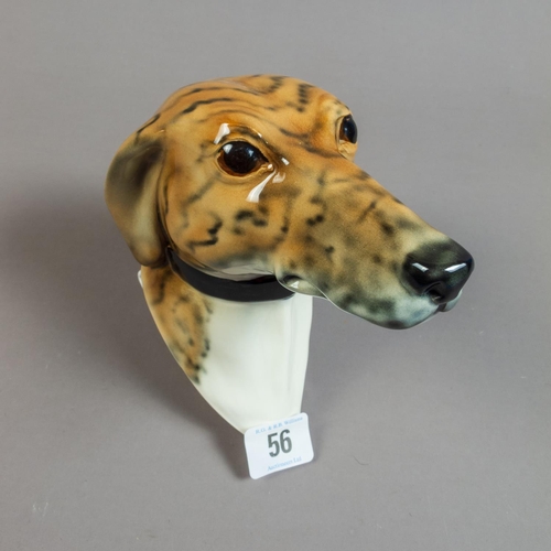 56 - GREYHOUND FIGURAL WALL MOUNT