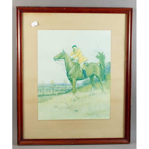 17 - CECIL ALDIN PRINT & 1 OTHER 63CM X 48CM