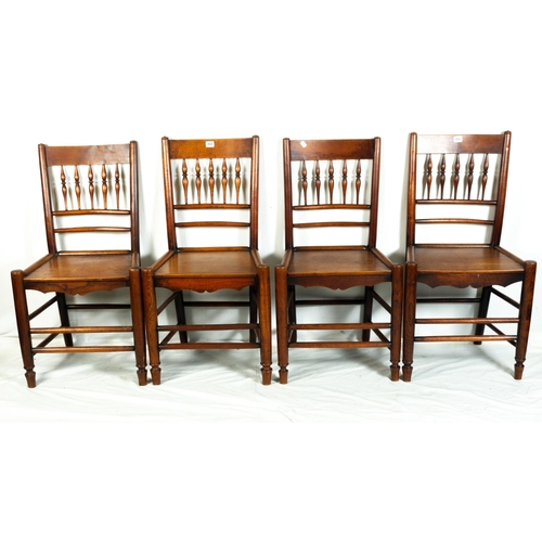 453 - SET 4 19TH C CLISSETT TYPE CHAIRS