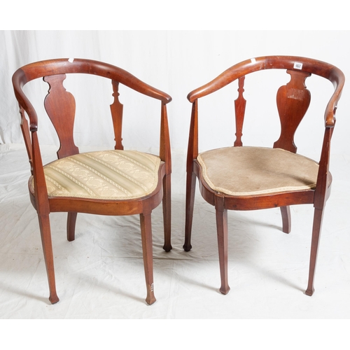 467 - PR. EDW' TUB SIDE CHAIRS