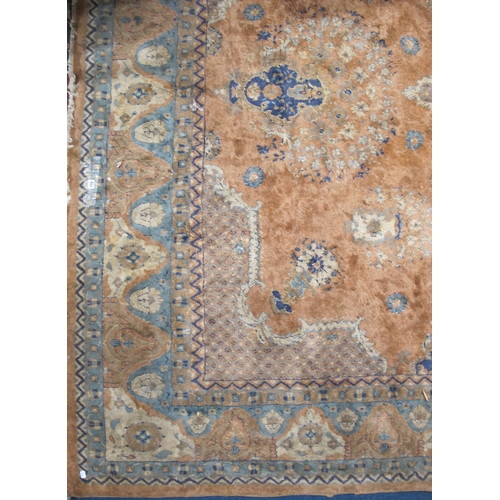 493 - PINK GROUND PATT' CARPET 340CM x 270CM