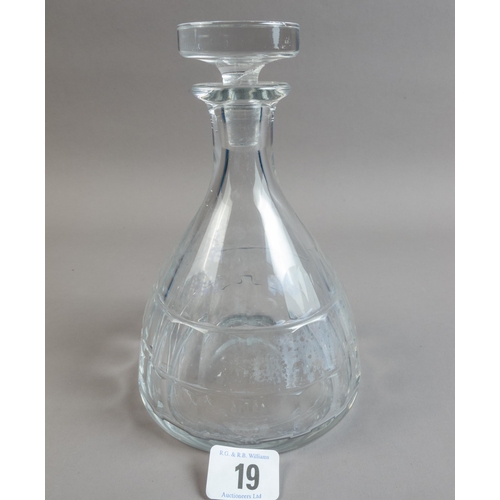 19 - BACCARAT CRYSTAL DECANTER