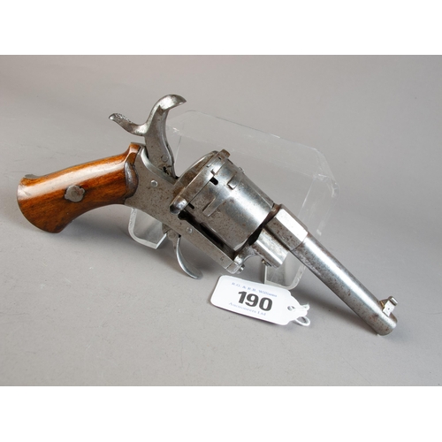 190 - PIN FIRE REVOLVER A/F