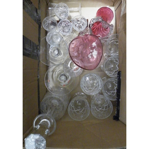 47 - BOX MISC GLASS INC CRANBERRY ETC