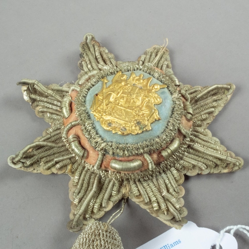 135 - ODDFELLOWS BULLION WORK SASH STAR BY G TUTILL