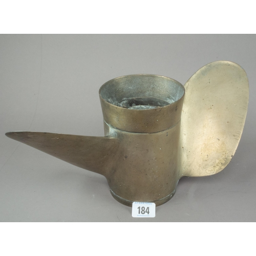 184 - BRASS SHIPS PROPELLOR